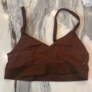 Tommy John Second Skin Triangle Bralette | Size S (A-C) | Brown